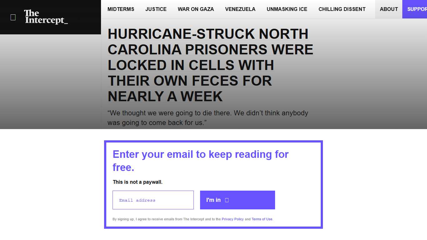 Hurricane Helene: North Carolina Prisoners Locked Up With Feces